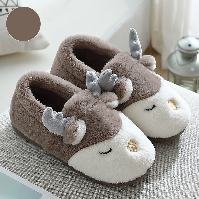 Pantuflas de Reno Blanco