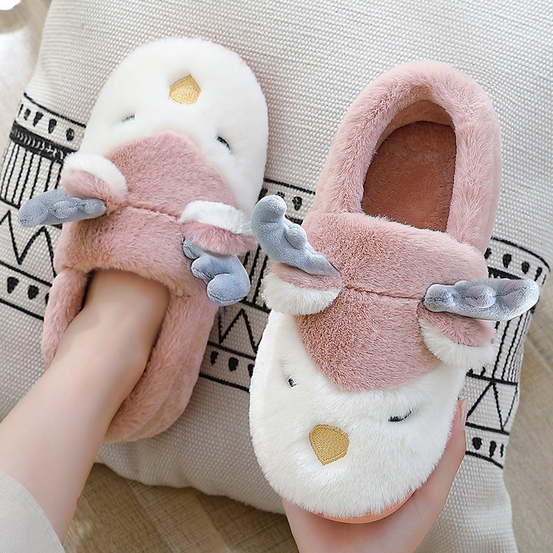 Pantuflas de Reno Blanco