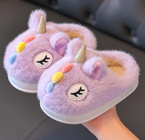 Pantuflas de Unicornio Niño