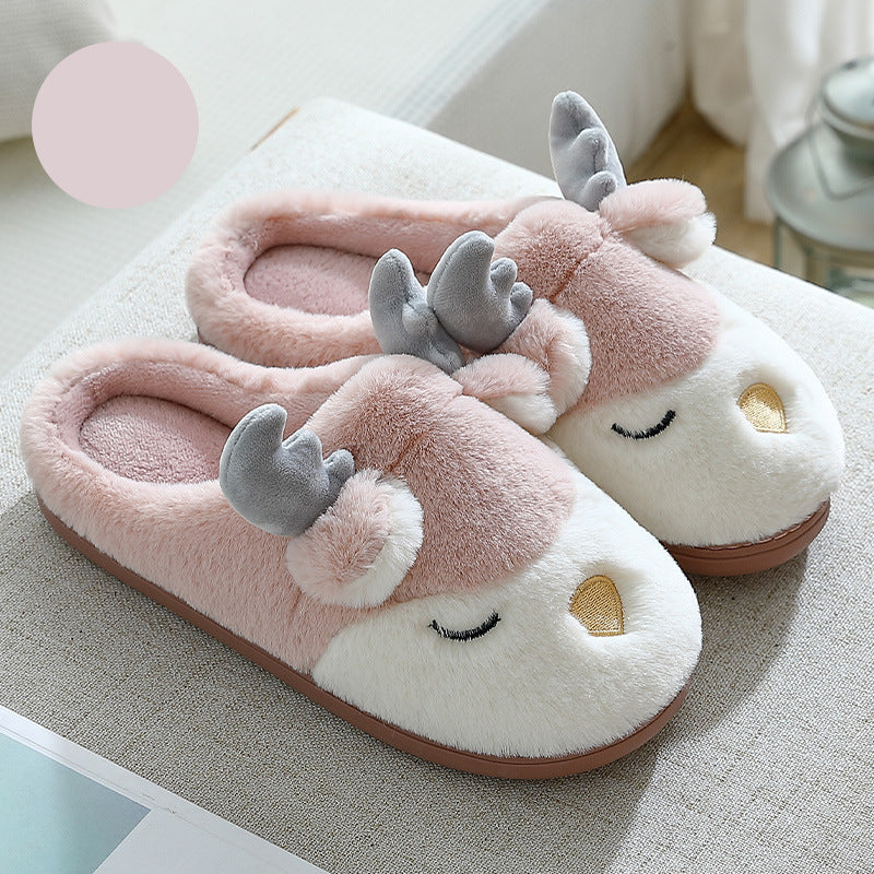 Pantuflas de Reno Blanco