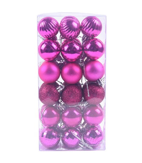 Pack de 36 Bolas Navideñas Decorativas