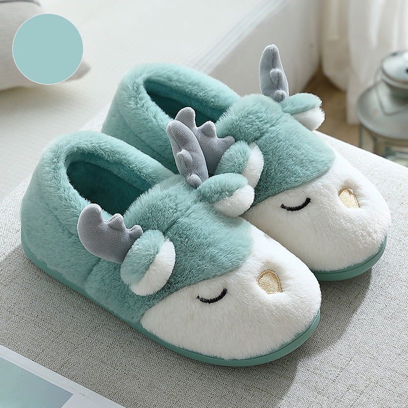 Pantuflas de Reno Blanco