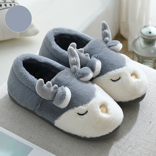 Pantuflas de Reno Blanco