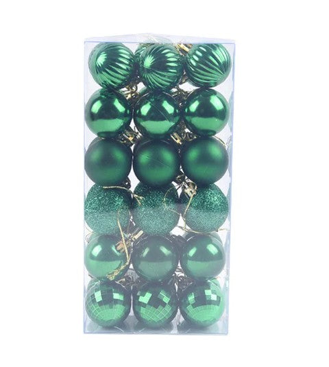 Pack de 36 Bolas Navideñas Decorativas