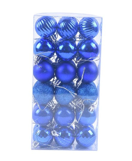 Pack de 36 Bolas Navideñas Decorativas