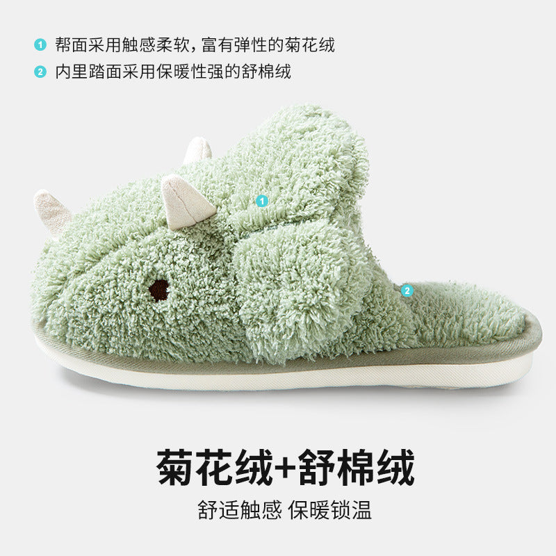 Pantuflas de Triceratops