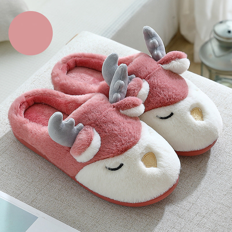 Pantuflas de Reno Blanco