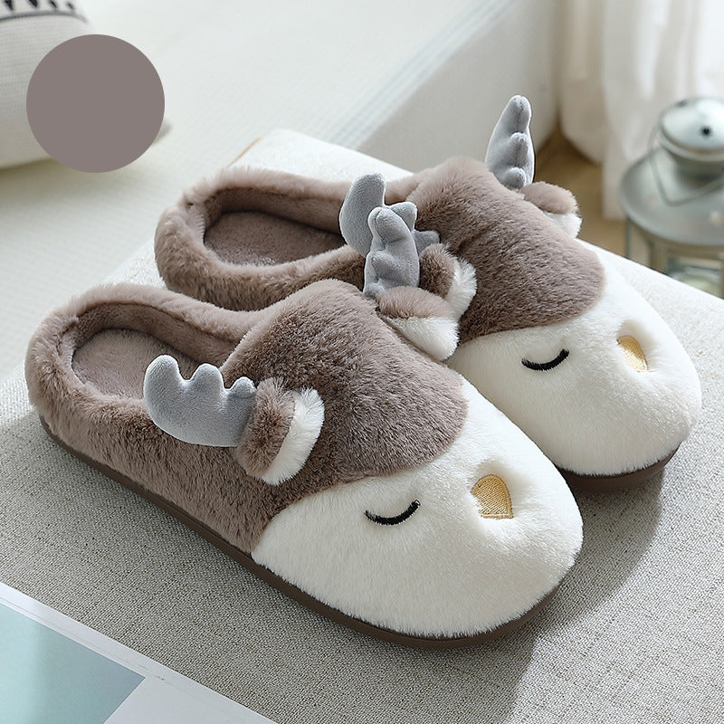 Pantuflas de Reno Blanco